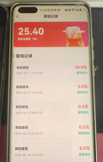 晚霞剧场是真能赚，后面的大的可以提现吗？